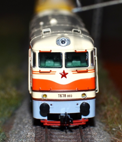 ČSD T678-003 - Dieselová lokomotíva ČSD "Pomaranc" MTB TT