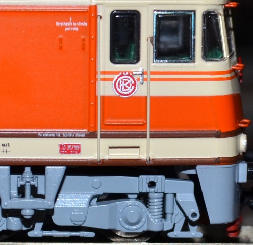 ČSD T678-003 - Dieselová lokomotíva ČSD "Pomaranc" MTB TT