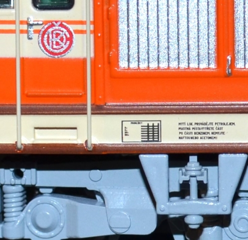 ČSD T678-003 - Dieselová lokomotíva ČSD "Pomaranc" MTB TT