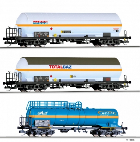 501358 set nákladných vagónov DR, Tillig TT