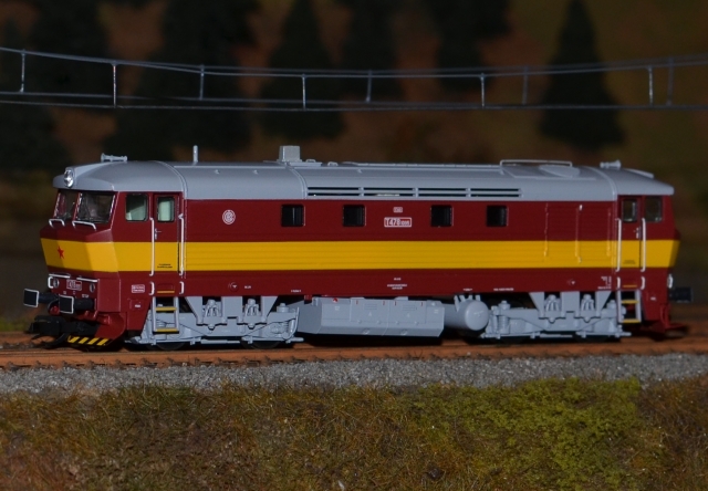 33410 so zvukom - Dieselová lokomotíva ČSD T478.2