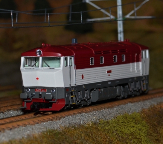 33415 so zvukom - Dieselová lokomotíva ČSD T478.2 