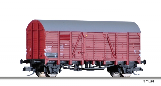 95214 Krytý nákladný vagó, rada Gkln/Zr, ČSD, TILLIG TT