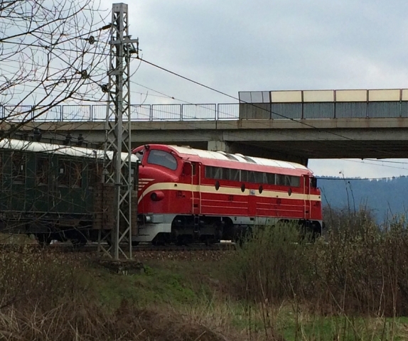 92654 Dieselová lokomotíva MAV M61 NOHAB so zvukom, Tillig TT
