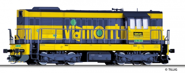 02756 Dieselová lokomotíva Reihe 742 Viamont a.s., Tillig TT