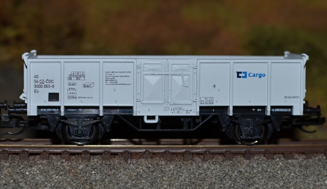 01716 Set troch nákladných vagónov ES, ČD Cargo, TILLIG TT