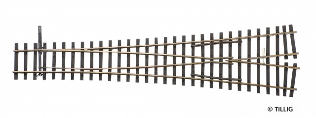 85381 modelové koľajivo tillig výhybka ABW