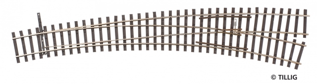 85313 modelové koľajivo tillig výhybka IBW