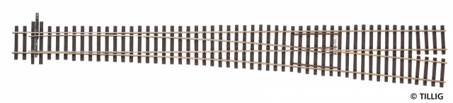 85346 modelové koľajivo tillig výhybka EW6