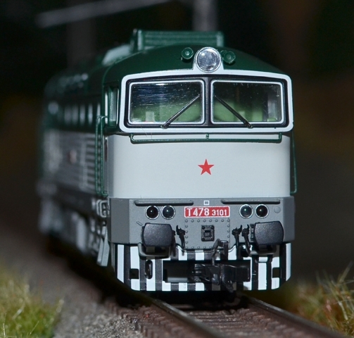 33314-SOUND Dieselová lokomotíva ČSD T 478.3101, KUEHN TT