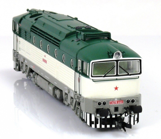 33314 Dieselová lokomotíva ČSD T 478.3101, KUEHN TT
