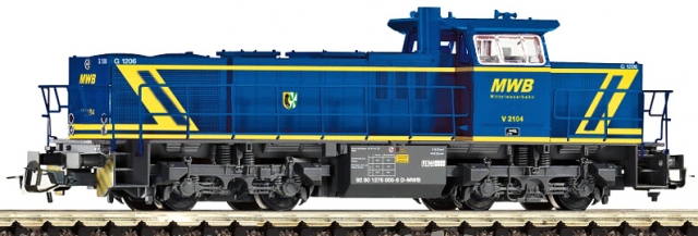 47224 Dieselová lokomotíva G1206 MWB, PIKO TT
