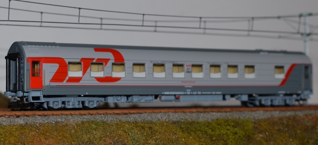 16708 Lôžkový vozeň WLABm, Typ Y RZD, TILLIG TT