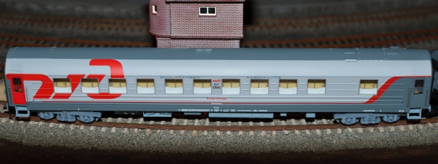 16708 Lôžkový vozeň WLABm, Typ Y RZD, TILLIG TT