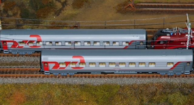 16708 Lôžkový vozeň WLABm, Typ Y RZD, TILLIG TT