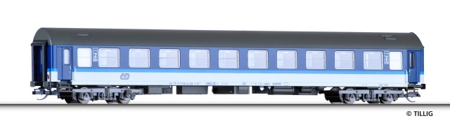 16663 Lehátkový vozeň 2. trieda, Typ Y/B 70, ČD, TILLIG TT
