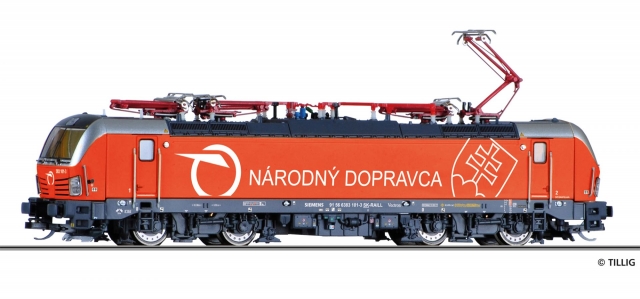 04833 Elektrická lokomotíva Vectron ZSSK, Tillig TT