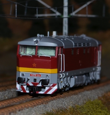 33419 so zvukom - Dieselová lokomotíva ČSD T478.2