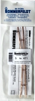 471 Trolejové vedenie, dĺžka 160mm, Sommerfeldt TT