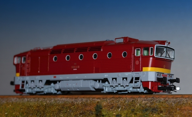 33319 Dieselová lokomotíva ČSD T 478.3187, KUEHN TT