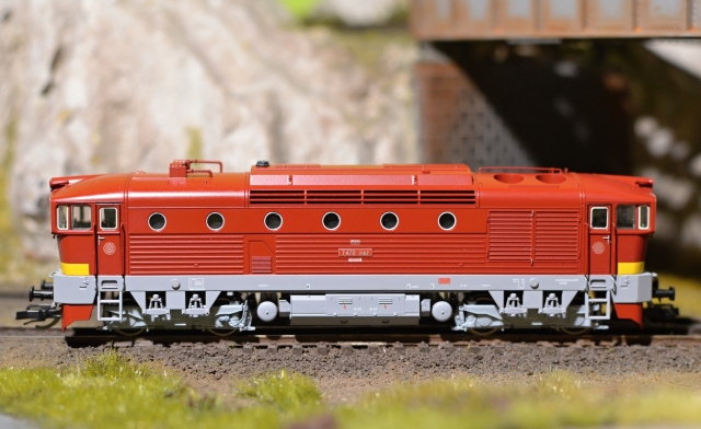 33319 Dieselová lokomotíva ČSD T 478.3187, KUEHN TT
