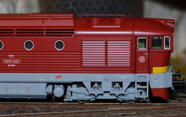 33319 Dieselová lokomotíva ČSD T 478.3187, KUEHN TT