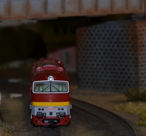 33319 Dieselová lokomotíva ČSD T 478.3187, KUEHN TT