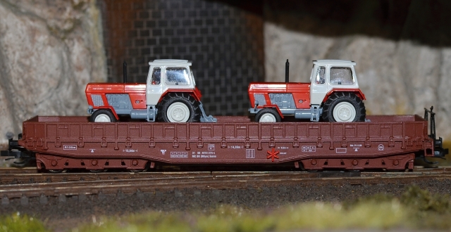 31155 Plošinový vagón DR, BUSCH TT