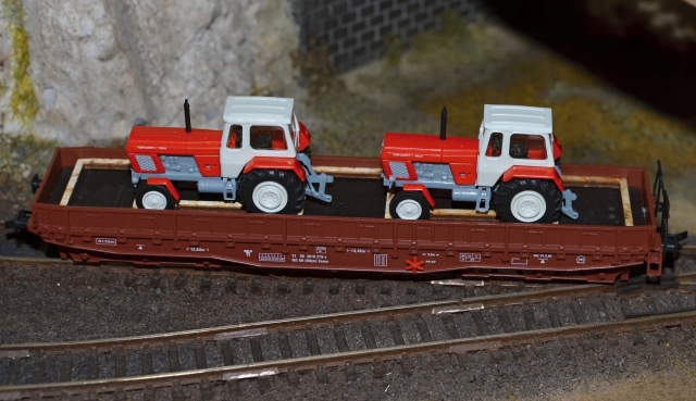 31155 Plošinový vagón DR, BUSCH TT