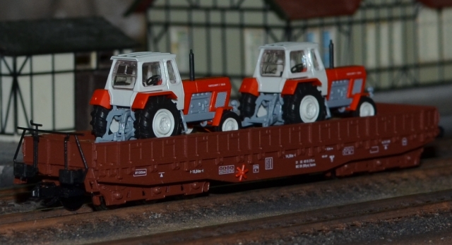 31155 Plošinový vagón DR, BUSCH TT