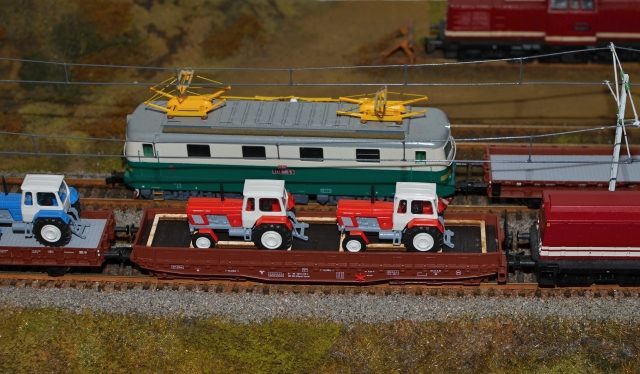31155 Plošinový vagón DR, BUSCH TT
