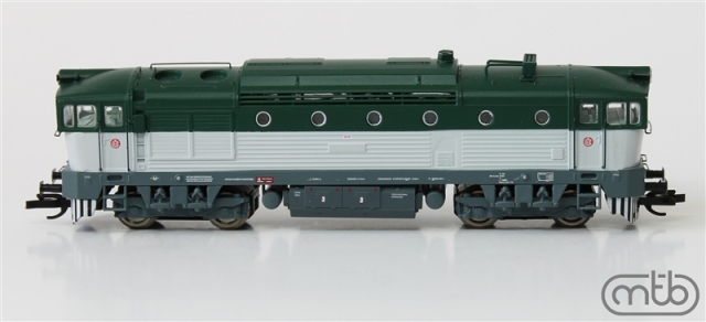 T478 3113 DIESELOVÁ LOKOMOTÍVA ČSD RADY 753, MTB TT