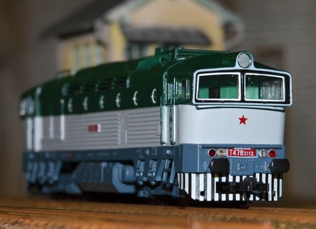 T478 3113 DIESELOVÁ LOKOMOTÍVA ČSD RADY 753, MTB TT