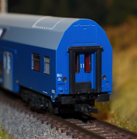 41266 dvojposchodový vagón Bmo ČSD, Kuehn TT