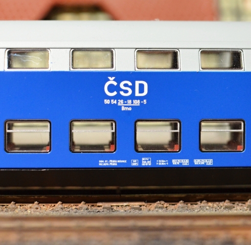 41266 dvojposchodový vagón Bmo ČSD, Kuehn TT