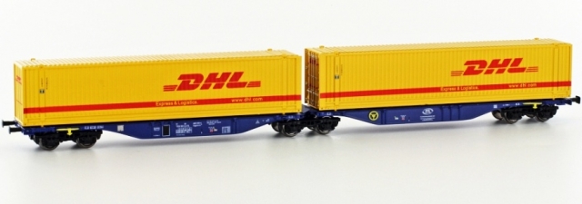 H70508 Kontajnerový nákladný vagón typ Sggmrs 90, Hobbytrain TT