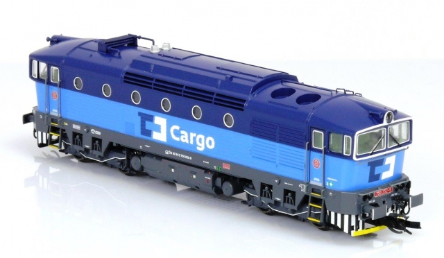 33329 Dieselová lokomotíva ČD Cargo 750 252-9, KUEHN TT