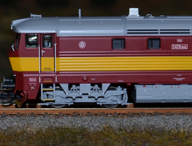 33410 Dieselová lokomotíva ČSD T478.2