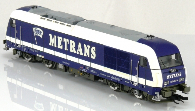 32075 DIESELOVÁ LOKOMOTÍVA Herkules ER 761 007 METRANS ČD, KUEHN TT