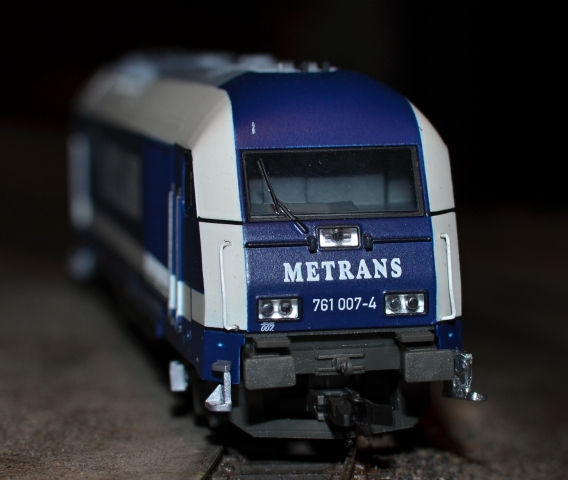 32075 DIESELOVÁ LOKOMOTÍVA Herkules ER 761 007 METRANS ČD, KUEHN TT