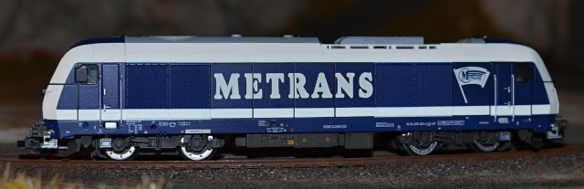 32075 DIESELOVÁ LOKOMOTÍVA Herkules ER 761 007 METRANS ČD, KUEHN TT