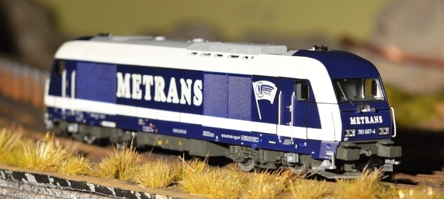 32075 DIESELOVÁ LOKOMOTÍVA Herkules ER 761 007 METRANS ČD, KUEHN TT