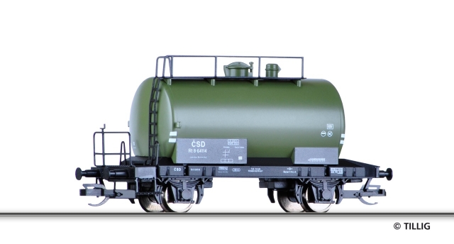 17301 Cisternový nákladný vagón Rf ČSD, TILLIG TT