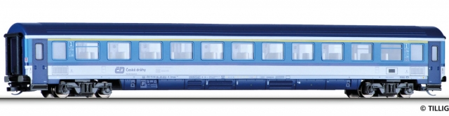 16521 Osobný vagón 1. trieda, typ Bmz 241, ČD, TILLIG TT