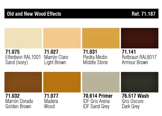 71.187 Vallejo - Old & New Wood Effects