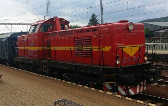 T466-0134 Dieselova lokomotíva T466 ČSD, MTB TT