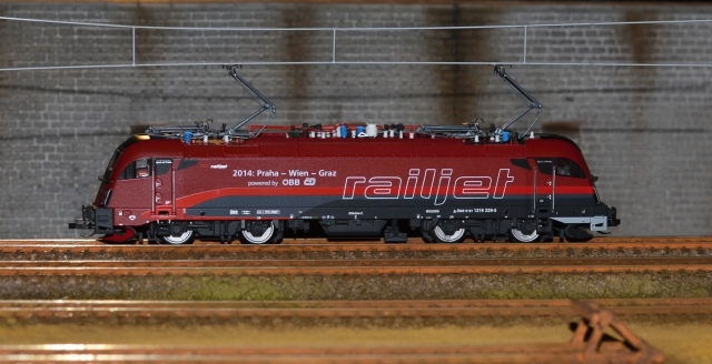 04961 Elektrická lokomotíva TT 1216 229 Tillig Railjet TAURUS ÖBB 