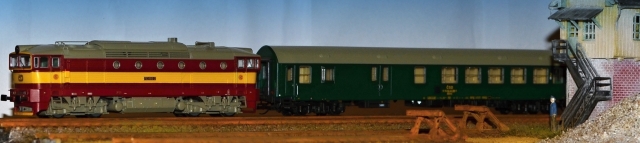 16697 batožinový vozeň ČSD Typ Y/B 70 TT Tillig