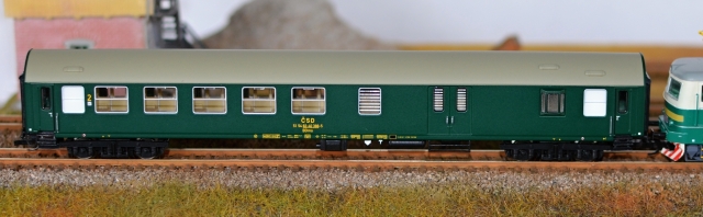 16697 batožinový vozeň ČSD Typ Y/B 70 TT Tillig