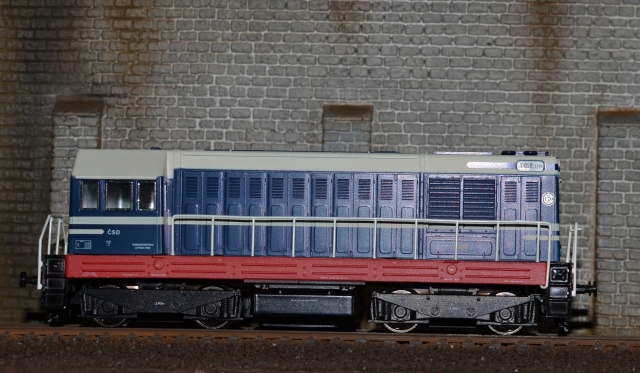 T458 1171 DIESELOVÁ LOKOMOTÍVA ČSD RADY 721 (ex. T458.0/1), MTB H0